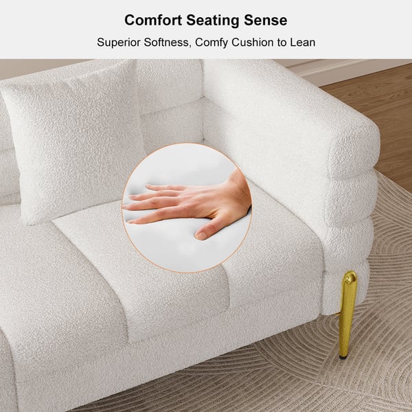 럭셔리 거실 소파 세트 직물 벨벳 소파 현대 섹션 커버 소파 Recliner 7