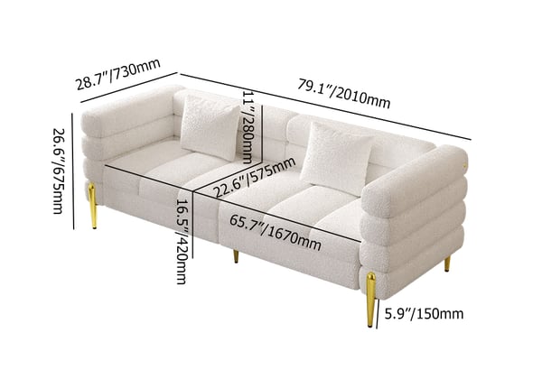 럭셔리 거실 소파 세트 직물 벨벳 소파 현대 섹션 커버 소파 Recliner 10