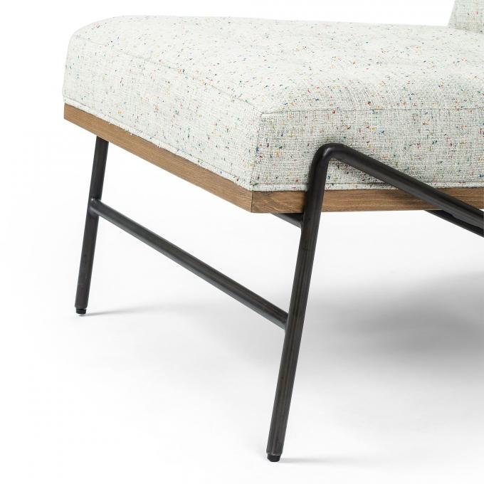 엑센트 PU 가죽 라운지 의자 Recliner Chaise 현대 가구 8