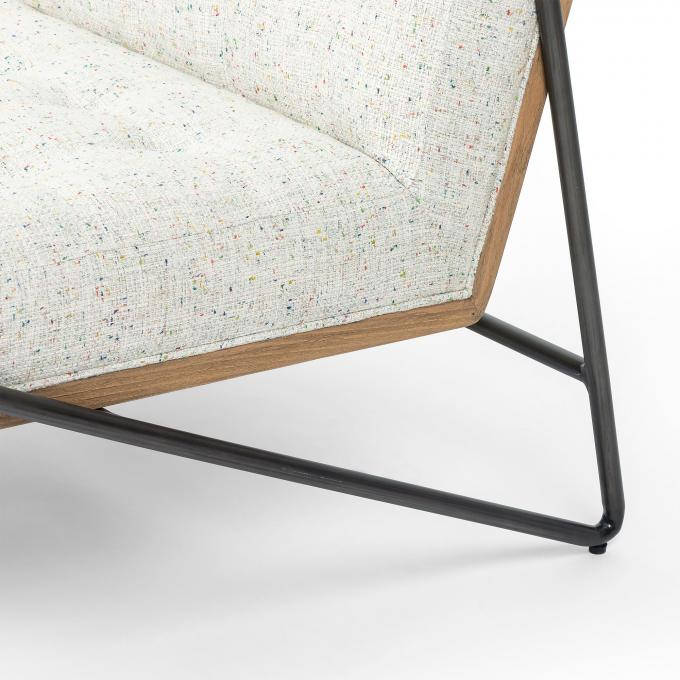 엑센트 PU 가죽 라운지 의자 Recliner Chaise 현대 가구 9