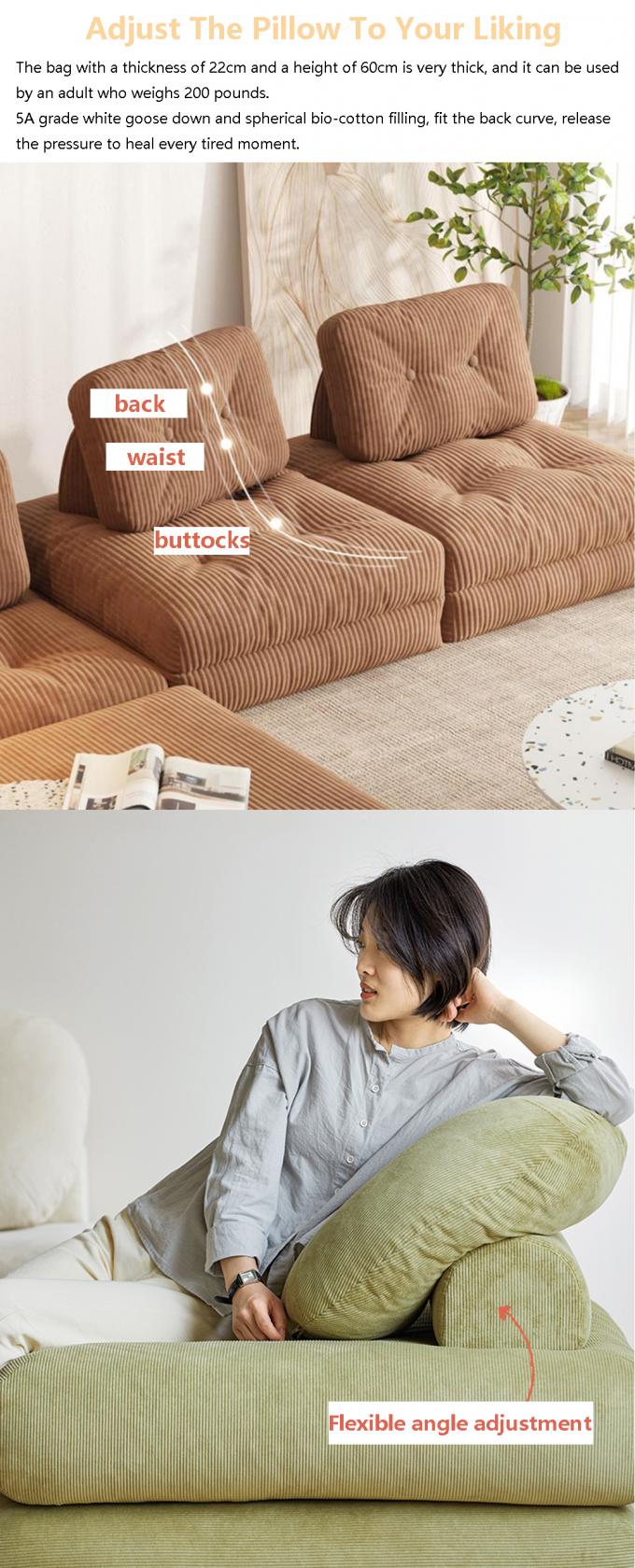 휴식용 컨버터블 섹션 소파 침대 소파 타타미 3